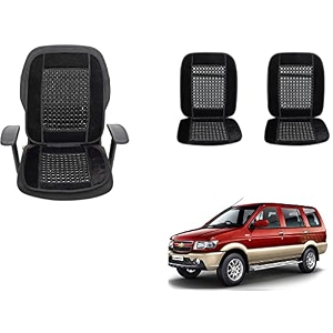 auto beast beaded plush velvet car seat cover cushion for car acupressure massage comfort marble bead cushion compatible with tavera type 2 velvet cushion1 pack_black