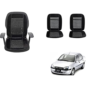 auto beast beaded plush velvet car seat cover cushion for car acupressure massage comfort marble bead cushion compatible with ford ikon velvet cushion1 pack_black