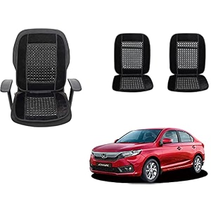 auto beast beaded plush velvet car seat cover cushion for car acupressure massage comfort marble bead cushion compatible with amaze type 1 velvet cushion1 pack_black