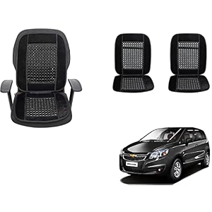 auto beast beaded plush velvet car seat cover cushion for car acupressure massage comfort marble bead cushion compatible with sail uva velvet cushion1 pack_black