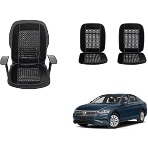 auto beast beaded plush velvet car seat cover cushion for car acupressure massage comfort marble bead cushion compatible with volkswagen jetta velvet cushion1 pack_black