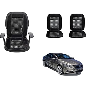 auto beast beaded plush velvet car seat cover cushion for car acupressure massage comfort marble bead cushion compatible with volkswagen passat velvet cushion1 pack_black