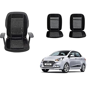 auto beast beaded plush velvet car seat cover cushion for car acupressure massage comfort marble bead cushion compatible with xcent 2018 velvet cushion1 pack_black