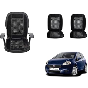 auto beast beaded plush velvet car seat cover cushion for car acupressure massage comfort marble bead cushion compatible with grand punto velvet cushion1 pack_black