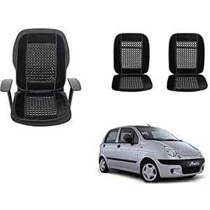 auto beast beaded plush velvet car seat cover cushion for car acupressure massage comfort marble bead cushion compatible with daewoo matiz velvet cushion1 pack_black