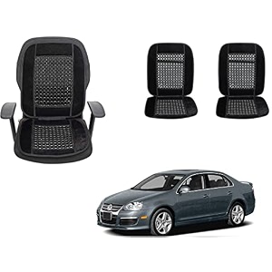 auto beast beaded plush velvet car seat cover cushion for car acupressure massage comfort marble bead cushion compatible with volkswagen jetta type 1 velvet cushion1 pack_black