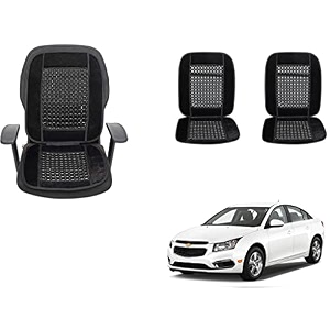 auto beast beaded plush velvet car seat cover cushion for car acupressure massage comfort marble bead cushion compatible with cruze ls velvet cushion1 pack_black