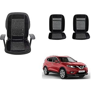 auto beast beaded plush velvet car seat cover cushion for car acupressure massage comfort marble bead cushion compatible with nissan x trail velvet cushion1 pack_black