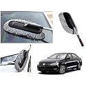 Auto Beast Microfiber car Duster | Car Cleaning Accessories | Microfiber Brushes | Kitchen, Cleaning Brush with Expandable Handlefor Maruti Suzuki S Cross | Grey Color_1 Pack