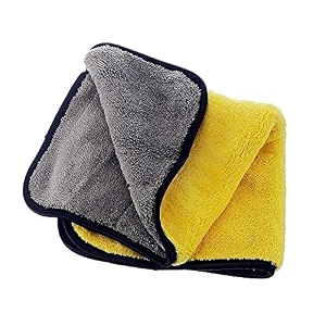 auto beast microfiber cleaning cloth for car  cleaning cloth for kitchen amp home  800gsm multipurpose cloths - automotive microfiber towels for car cleaningbikekitchen 40x60cm_1p