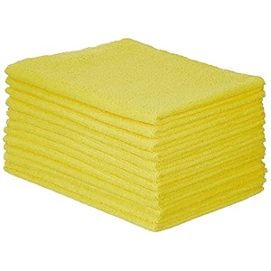 auto beast microfiber cleaning cloth for car  cleaning cloth for kitchen amp home  350gsm multipurpose cloths - automotive microfiber towels 40x60cm_2pack_yellow amp grey