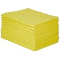 Auto Beast Microfiber Cleaning Cloth for car | Cleaning Cloth for Kitchen &amp; Home | 350GSM Multipurpose Cloths - Automotive Microfiber Towels (40x40cm_1Pack_Yellow &amp; Grey)