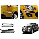 Auto Beast Rubber Car Bumper Protector Guard with DoubleChrome Strip Compatible with Sail UVA Car | Car Bumper Protector Set 4