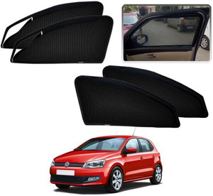auto charisma side window sun shade for volkswagen polo black