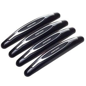 car door guard rubber edge protector universal compatible for all cars set of 4 pieces