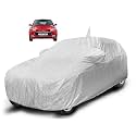 Auto Hub Waterproof Car Cover Compatible with Hyundai Elite I20(Model : 2014-2019) with Mirror Pocket, Soft Cotton Lining, Waterproof Elite I20 Car Cover- Metallic Silver
