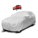 Auto Hub Waterproof Car Cover Compatible with Maruti Alto 800 with Mirror Pocket, Soft Cotton Lining, Waterproof Alto 800 Car Cover- Metallic Silver