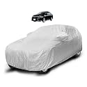 Auto Hub Waterproof Car Cover Compatible with Camry New with Mirror Pocket, Soft Cotton Lining, Waterproof Camry Car Cover- Metallic Silver