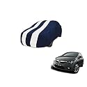 Auto Hub Car Cover Compatible with Civic (Model : 2006-2013) with Mirror Pocket, Weather Proof, Triple Stitched, Civic Car Cover- Navy-White