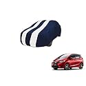 Auto Hub Car Cover Compatible with Jazz (Model : 2020-Till Date) with Mirror Pocket, Weather Proof, Triple Stitched, Jazz Car Cover- Navy-White