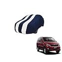Auto Hub Car Cover Compatible with Mahindra Xylo with Mirror Pocket, Weather Proof, Triple Stitched, Xylo Car Cover- Navy-White