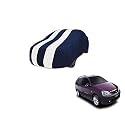 Auto Hub Car Cover Compatible with Tata Indigo Marina with Mirror Pocket, Weather Proof, Triple Stitched, Indigo Marina Car Cover- Navy-White