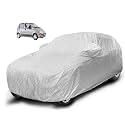 Auto Hub Waterproof Car Cover Compatible with Daewoo Matiz with Mirror Pocket, Soft Cotton Lining, Waterproof Matiz Car Cover- Metallic Silver