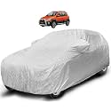 Auto Hub Waterproof Car Cover Compatible with Etios Cross with Mirror Pocket, Soft Cotton Lining, Waterproof Etios Cross Car Cover- Metallic Silver