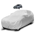 Auto Hub Waterproof Car Cover Compatible with Etios Liva with Mirror Pocket, Soft Cotton Lining, Waterproof Etios Liva Car Cover- Metallic Silver