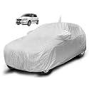 Auto Hub Waterproof Car Cover Compatible with Fabia with Mirror Pocket, Soft Cotton Lining, Waterproof Fabia Car Cover- Metallic Silver