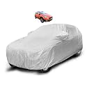 Auto Hub Waterproof Car Cover Compatible with Avventura with Mirror Pocket, Soft Cotton Lining, Waterproof Avventura Car Cover- Metallic Silver