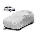 Auto Hub Waterproof Car Cover Compatible with Accord (Model : 2017-Till Date) with Mirror Pocket, Soft Cotton Lining, Waterproof Accord Car Cover- Metallic Silver