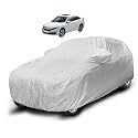 Auto Hub Waterproof Car Cover Compatible with Civic New (Model : 2019-Till Date) with Mirror Pocket, Soft Cotton Lining, Waterproof Civic Car Cover- Metallic Silver