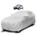 Auto Hub Waterproof Car Cover Compatible with Cr-V with Mirror Pocket, Soft Cotton Lining, Waterproof Cr-V Car Cover- Metallic Silver
