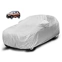 Auto Hub Waterproof Car Cover Compatible with Wr-V with Mirror Pocket, Soft Cotton Lining, Waterproof Wr-V Car Cover- Metallic Silver