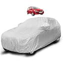 Auto Hub Waterproof Car Cover Compatible with Hyundai Getz with Mirror Pocket, Soft Cotton Lining, Waterproof Getz Car Cover- Metallic Silver