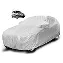 Auto Hub Waterproof Car Cover Compatible with Hyundai Santroo (Model : 2005-2011) with Mirror Pocket, Soft Cotton Lining, Waterproof Santroo Car Cover- Metallic Silver