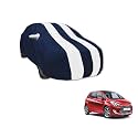 Auto Hub Car Cover Compatible with Hyundai Santroo (Model : 2019-Till Date) with Mirror Pocket, Water Resistant, Triple Stitched, Santroo Car Cover- Navy-White