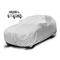 Auto Hub Waterproof Car Cover Compatible with Hyundai Xcent with Mirror Pocket, Soft Cotton Lining, Waterproof Xcent Car Cover- Metallic Silver