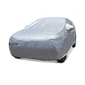 Auto Hub Waterproof Car Cover Compatible with Jetta with Mirror Pocket, Soft Cotton Lining, Waterproof Jetta Car Cover- Metallic Silver