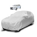 Auto Hub Waterproof Car Cover Compatible with Skoda Laura with Mirror Pocket, Soft Cotton Lining, Waterproof Laura Car Cover- Metallic Silver