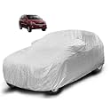 Auto Hub Waterproof Car Cover Compatible with Mahindra Xylo with Mirror Pocket, Soft Cotton Lining, Waterproof Xylo Car Cover- Metallic Silver