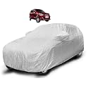 Auto Hub Waterproof Car Cover Compatible with Maruti Alto K10 with Mirror Pocket, Soft Cotton Lining, Waterproof Alto K10 Car Cover- Metallic Silver