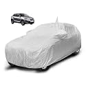 Auto Hub Waterproof Car Cover Compatible with Maruti Baleno (Model- 2022-Till Date) with Mirror &amp; Antenna Pocket, Soft Cotton Lining, Waterproof Baleno Car Cover- Metallic Silver