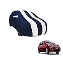 Auto Hub Car Cover Compatible with Maruti Ertiga (Model : 2019-Till Date) with Mirror Pocket, Water Resistant, Triple Stitched, Ertiga Car Cover- Navy-White