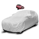 Auto Hub Waterproof Car Cover Compatible with Maruti Esteem with Mirror Pocket, Soft Cotton Lining, Waterproof Esteem Car Cover- Metallic Silver