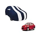 Auto Hub Car Cover Compatible with Maruti Swift Dzire Model : 2008-2016 with Mirror Pocket, Water Resistant, Triple Stitched, Swift Dzire Car Cover- Navy-White