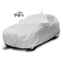 Auto Hub Waterproof Car Cover Compatible with Maruti Swift Dzire (Model : 2017-Till Date) with Mirror Pocket and Soft Cotton Lining, Swift Dzire Cover, Waterproof Silver