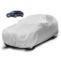 Auto Hub Waterproof Car Cover Compatible with Skoda Octavia New with Mirror Pocket, Soft Cotton Lining, Waterproof Octavia Car Cover- Metallic Silver