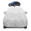 Auto Hub Waterproof Car Cover Compatible with Skoda Octavia Old with Mirror Pocket, Soft Cotton Lining, Waterproof Octavia Car Cover- Metallic Silver
